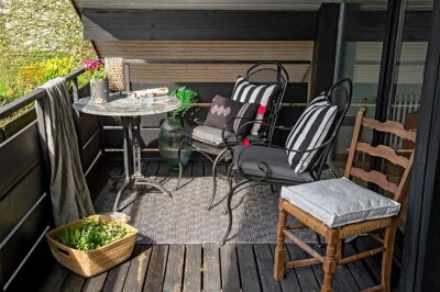 H.O.C.K. Classic Streifen Outdoor Kissen 60x40cm hellgrau