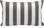 H.O.C.K. Classic Streifen Outdoor Kissen 60x40cm grau