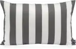H.O.C.K. Classic Streifen Outdoor Kissen 60x40cm grau