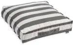 H.O.C.K. Classic Streifen Outdoor Matratzenkissen 50x50x10cm grau