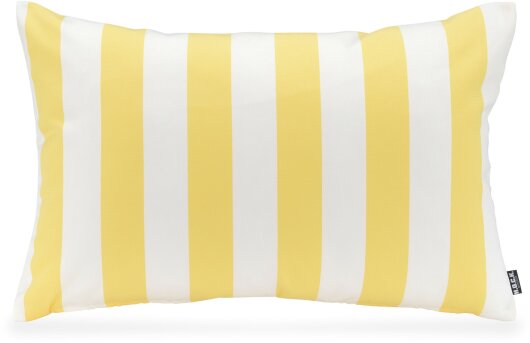 H.O.C.K. Classic Streifen Outdoor Kissen 60x40cm gelb yellow col. 25
