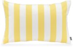 H.O.C.K. Classic Streifen Outdoor Kissen 60x40cm gelb yellow col. 25