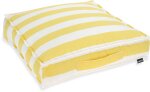 H.O.C.K. Classic Streifen Outdoor Matratzenkissen 50x50x10cm gelb yellow col. 25