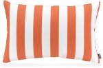 H.O.C.K. Classic Streifen Outdoor Kissen 60x40cm orange col. 24