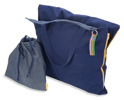 Hhooboz Pillowbag L navy-navy