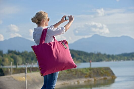 Hhooboz Pillowbag L red-grey
