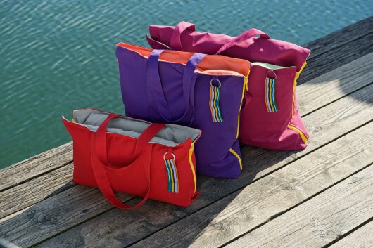 Hhooboz Pillowbag L red-grey