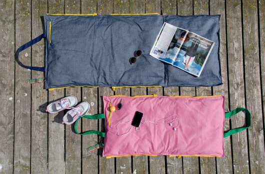 Hhooboz Pillowbag L türkis-pink