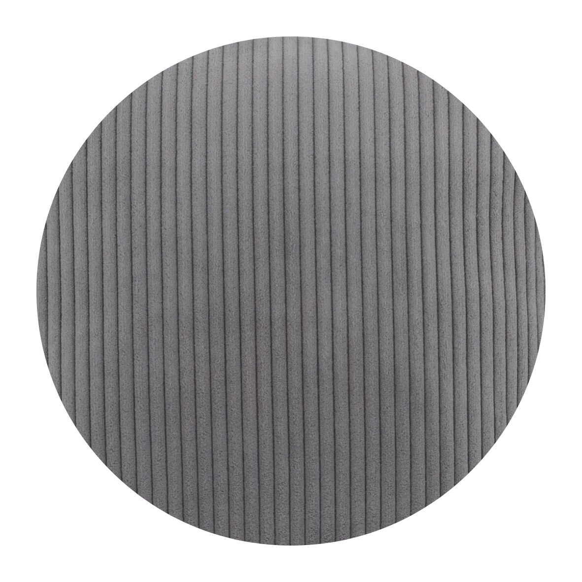 H.O.C.K. Stoff Meterware Corduroy grau col. 90