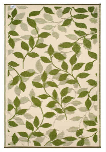 H.O.C.K. Outdoor Teppich Bali forest green creme 180x270cm