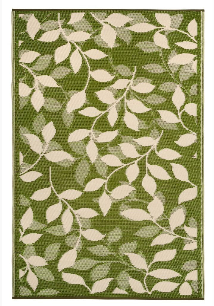 H.O.C.K. Outdoor Teppich Bali forest green creme 120x180cm