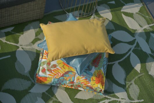 H.O.C.K. Outdoor Teppich Bali forest green creme 120x180cm