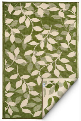 H.O.C.K. Outdoor Teppich Bali forest green creme 120x180cm