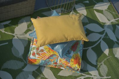 H.O.C.K. Outdoor Teppich Bali forest green creme 120x180cm