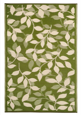 H.O.C.K. Outdoor Teppich Bali forest green creme 120x180cm