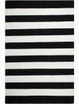 H.O.C.K. Outdoor Teppich Nantucket black&white PET 150x240cm schwarz weiß