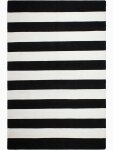 H.O.C.K. Outdoor Teppich Nantucket black&white PET 150x240cm schwarz weiß