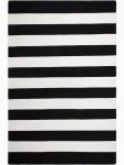 H.O.C.K. Outdoor Teppich Nantucket black&white PET 150x240cm schwarz weiß