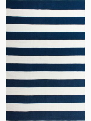 H.O.C.K. Outdoor Teppich Nantucket blue&white PET...