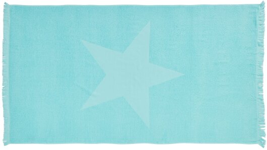 H.O.C.K. Strandhandtuch Costa Rica Towel 90x160cm Star mint türkis 4620