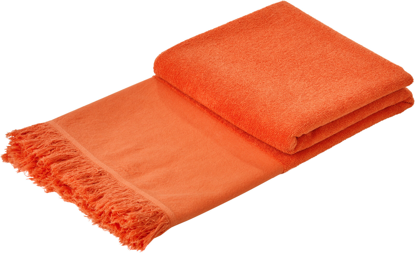 H.O.C.K. Strandhandtuch Canberra Towel 95x180cm einfarbig orange coral 1546