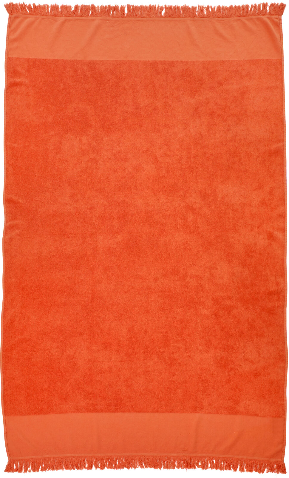 H.O.C.K. Strandhandtuch Canberra Towel 95x180cm einfarbig orange coral 1546