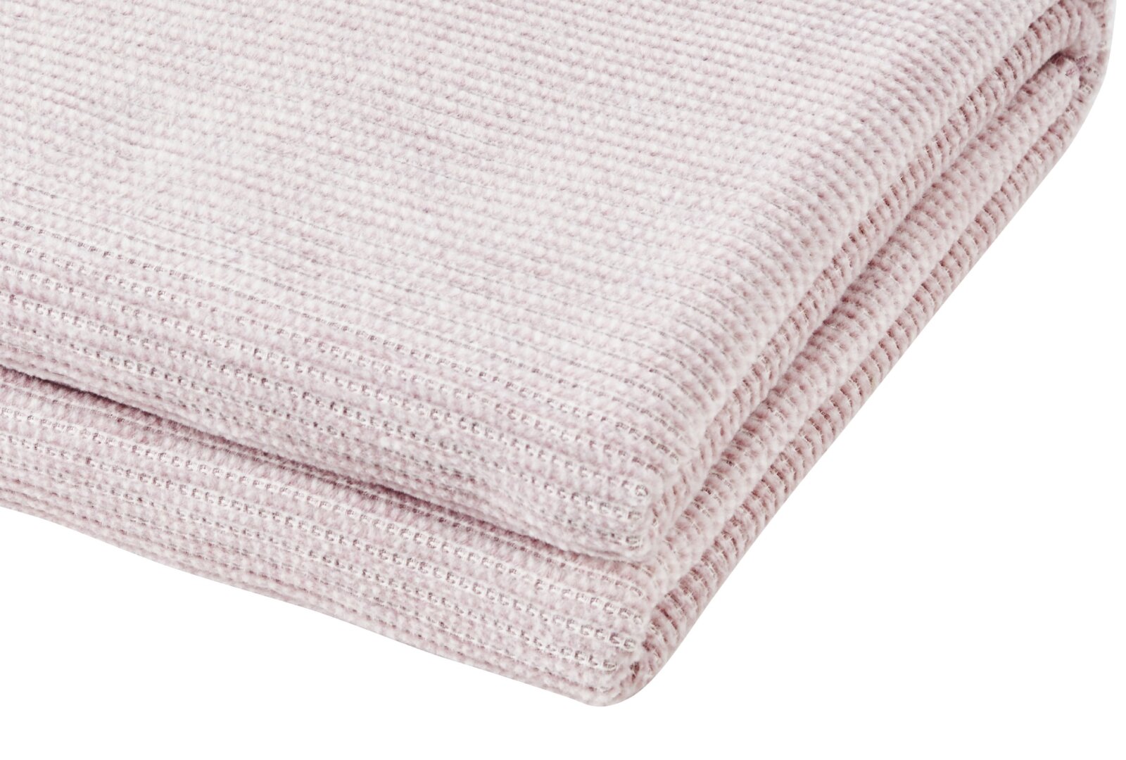 H.O.C.K. Decke Ella einfarbig 150x200cm old rose rosa
