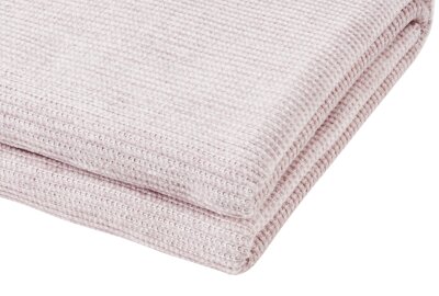 H.O.C.K. Decke Ella einfarbig 150x200cm old rose rosa