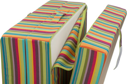 H.O.C.K. Yucatan Klappmatratze Clappy ausgeklappt 186x75x13cm multicolor