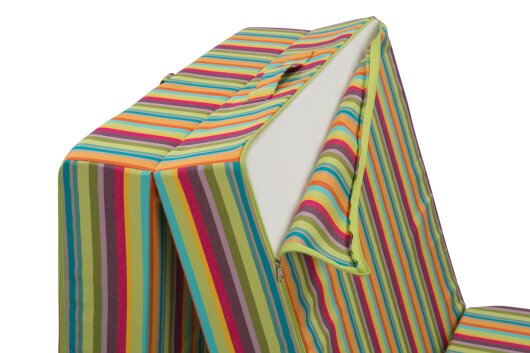 H.O.C.K. Yucatan Klappmatratze Clappy ausgeklappt 186x75x13cm multicolor