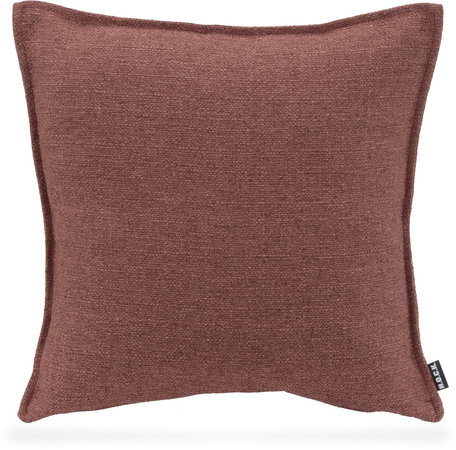 H.O.C.K. Mali Kissen mit Biese 45x45cm altrosa burgundy col. 22