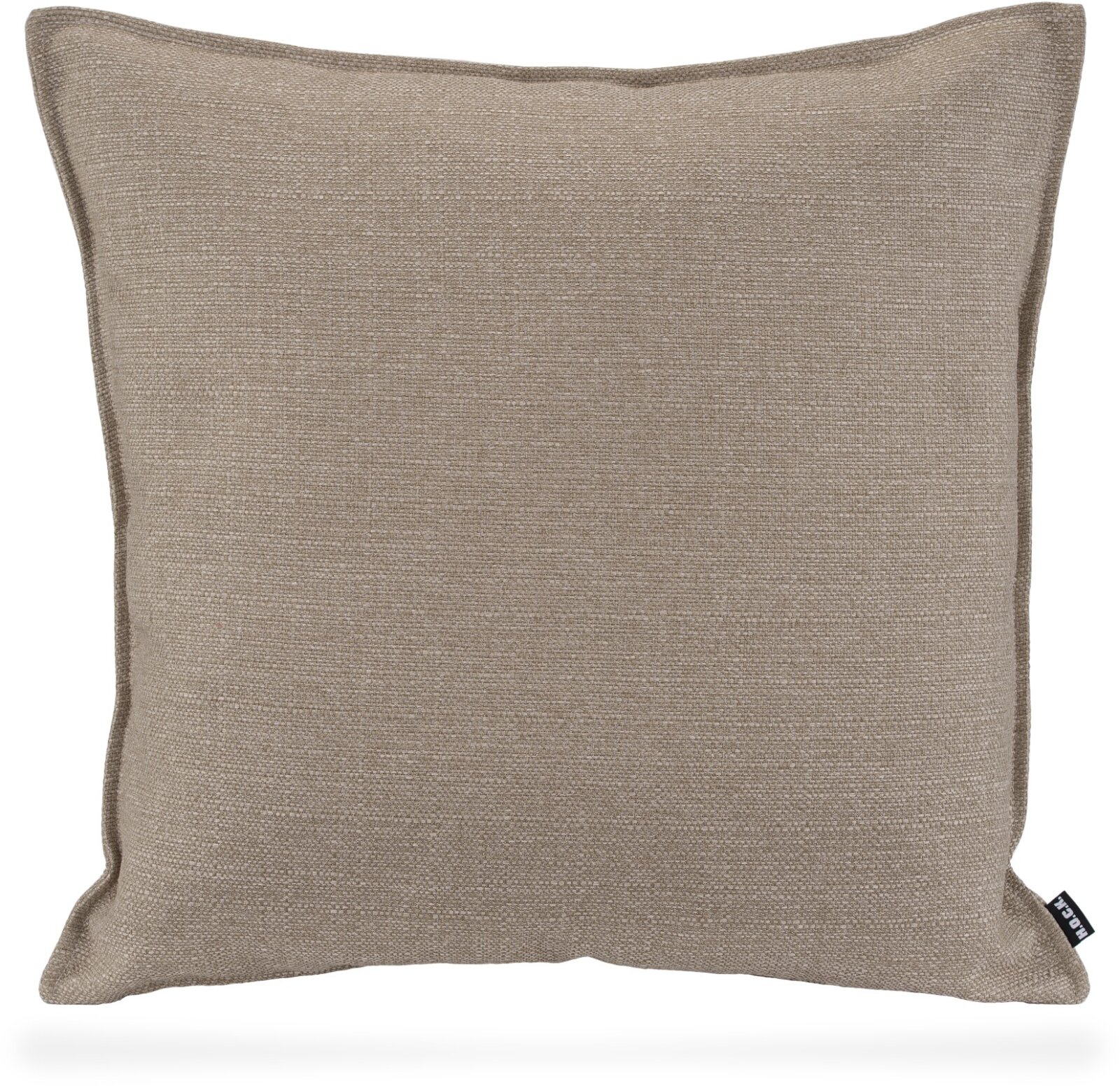 H.O.C.K. Mali Kissen mit Biese 60x60cm taupe col. 2