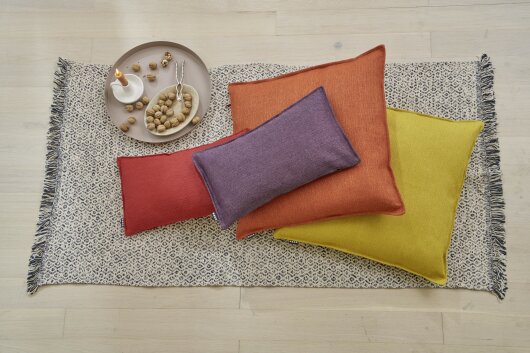 H.O.C.K. Mali Kissen mit Biese 60x60cm orange col. 07