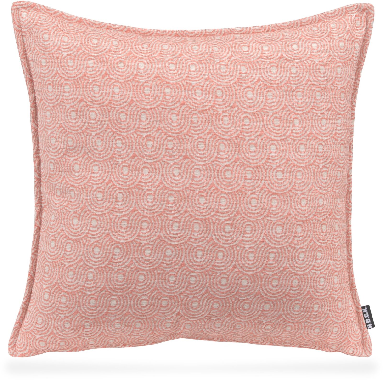 H.O.C.K. Ivo Kissen 40x40cm mit Biese coral / orange col. 900