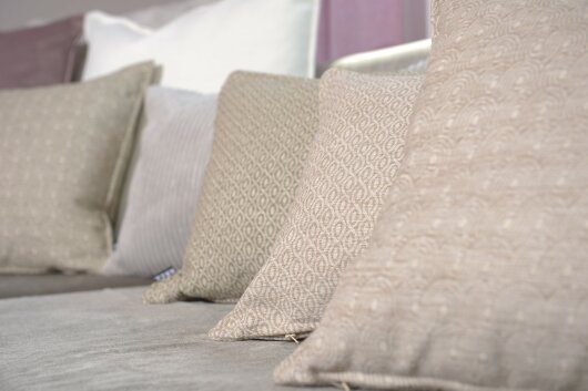 H.O.C.K. Ivy Kissen 60x40cm mit Biese beige col. 400