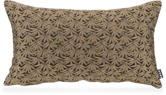 H.O.C.K. Caja Kissen floral 50x30cm dunkelgrau