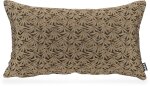 H.O.C.K. Caja Kissen floral 50x30cm dunkelgrau