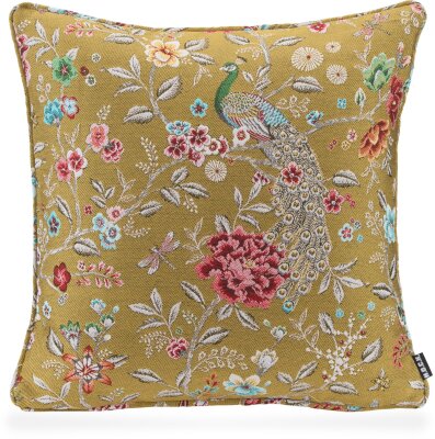 H.O.C.K. Sina Kissen mit Keder 45x45cm floral gold