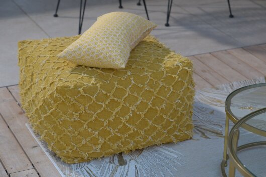 H.O.C.K. Kappi Kissen 50x30cm gold gelb