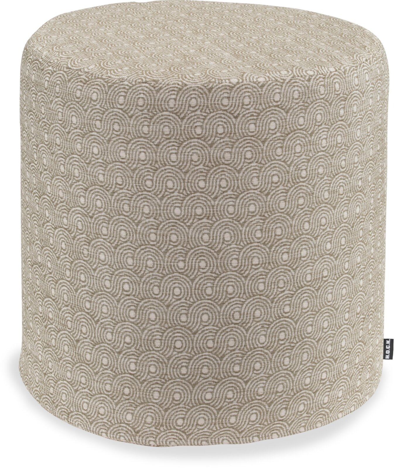 H.O.C.K. Ivo Hocker Pouf Ø45x45cm rund lindgrün col. 800