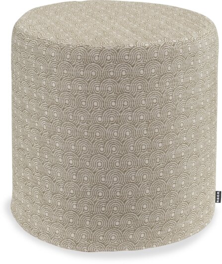 H.O.C.K. Ivo Hocker Pouf Ø45x45cm rund lindgrün col. 800
