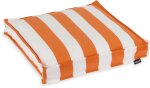 H.O.C.K. Classic Streifen Outdoor Sitzkissen 40x40x5cm orange