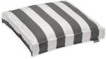 H.O.C.K. Classic Streifen Outdoor Sitzkissen 40x40x5cm grau
