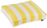 H.O.C.K. Classic Streifen Outdoor Sitzkissen 40x40x5cm yellow gelb col. 25