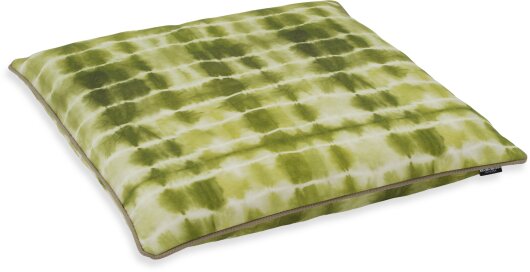 H.O.C.K. Badu Batik Midnight Outdoor Sitzkissen mit Keder 45x45x4cm col. 08 grün