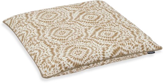 H.O.C.K. Badu Batik Steel Outdoor Sitzkissen mit Keder 45x45x4cm col. 01 natur beige