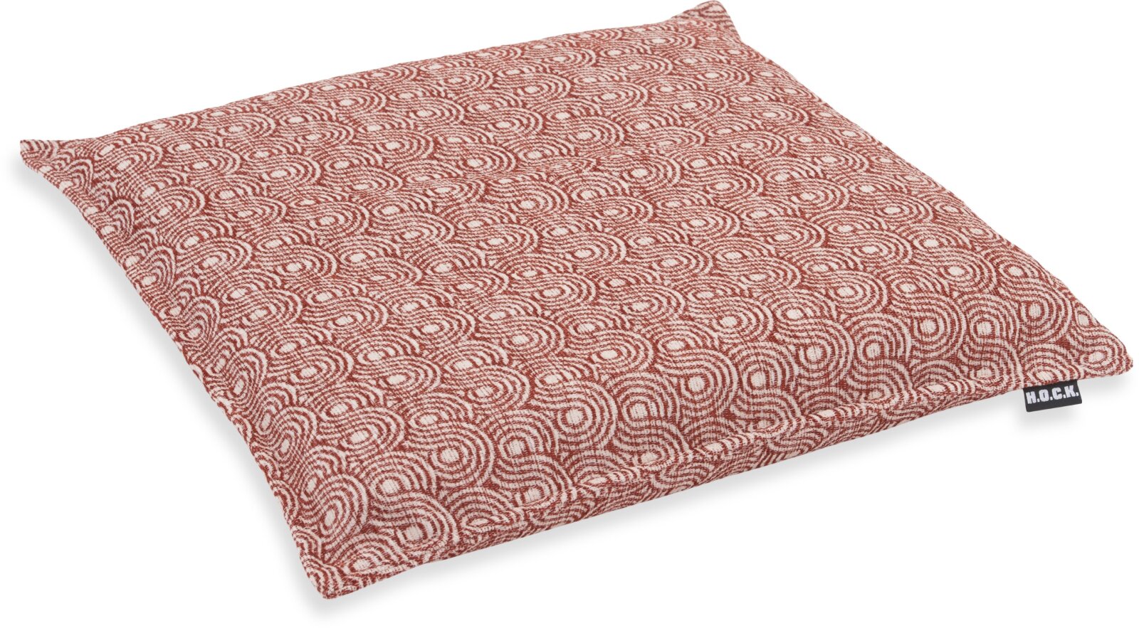 H.O.C.K. Ivo Sitzkissen mit Biese BLISS 40x40x6cm rot / bordeaux col. 304