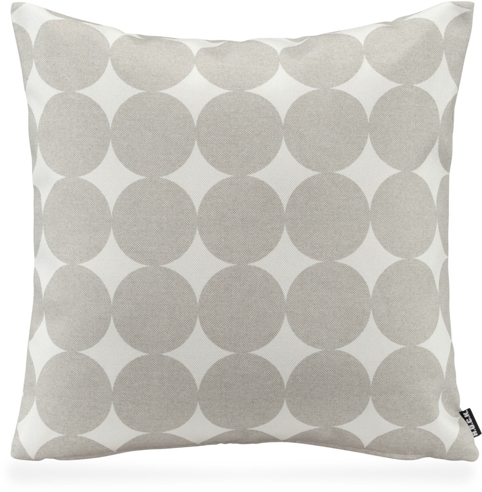 H.O.C.K. Circle Kissen 50x50cm Kreise beige col. 14