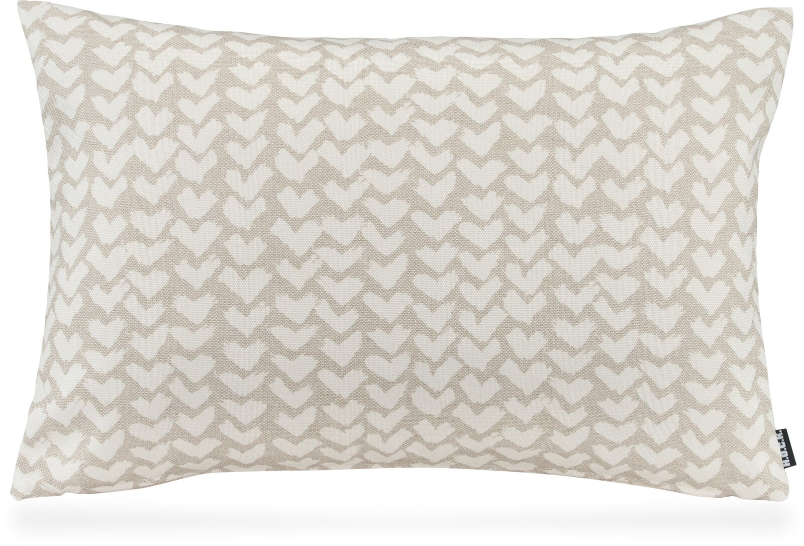 H.O.C.K. White Heart Kissen 60x40cm Herzen beige col. 04