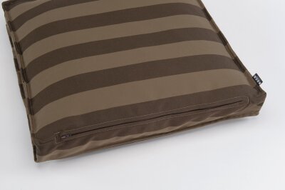 H.O.C.K. Classic Streifen Outdoor Sitzkissen 50x50x5cm tabacco